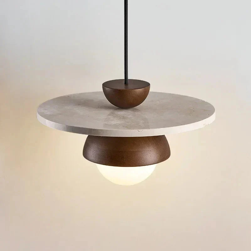 Simple Wooden Hanging Light Fixture