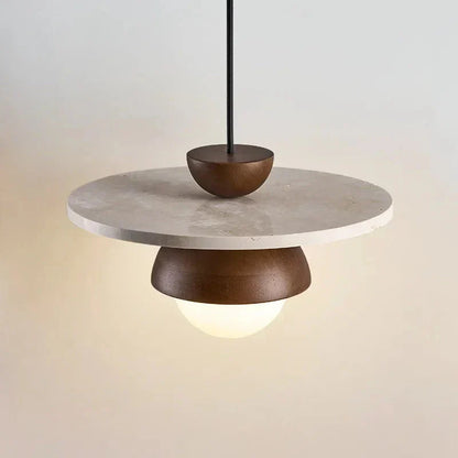 Simple Wooden Hanging Light Fixture