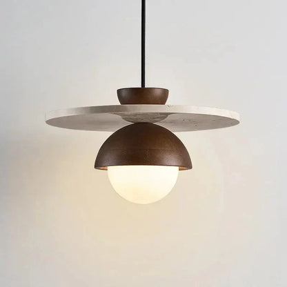 Simple Wooden Hanging Light Fixture