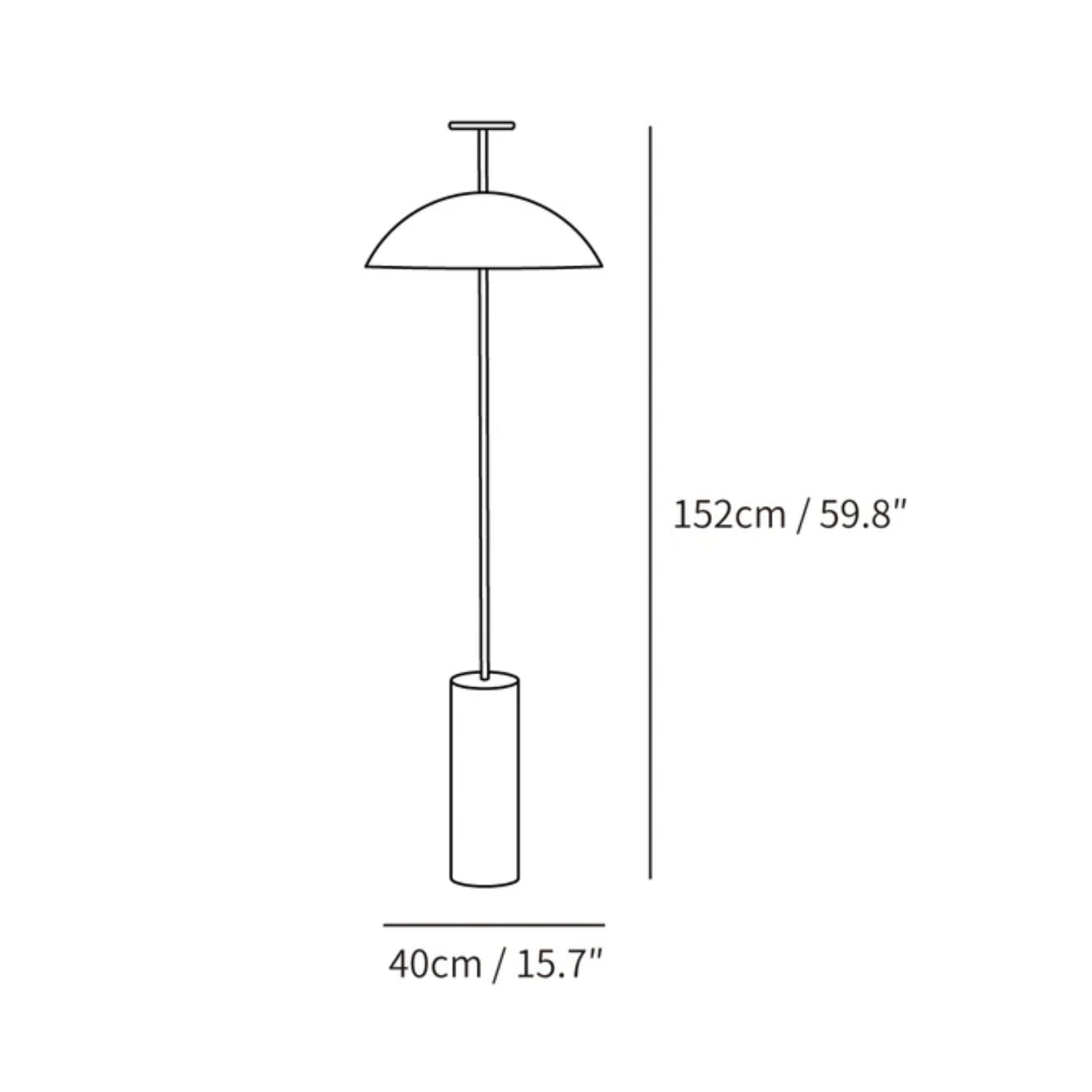 Lunara | Sleek Modern Dome-Shaped Floor Lamp for Ambient Lighting 3