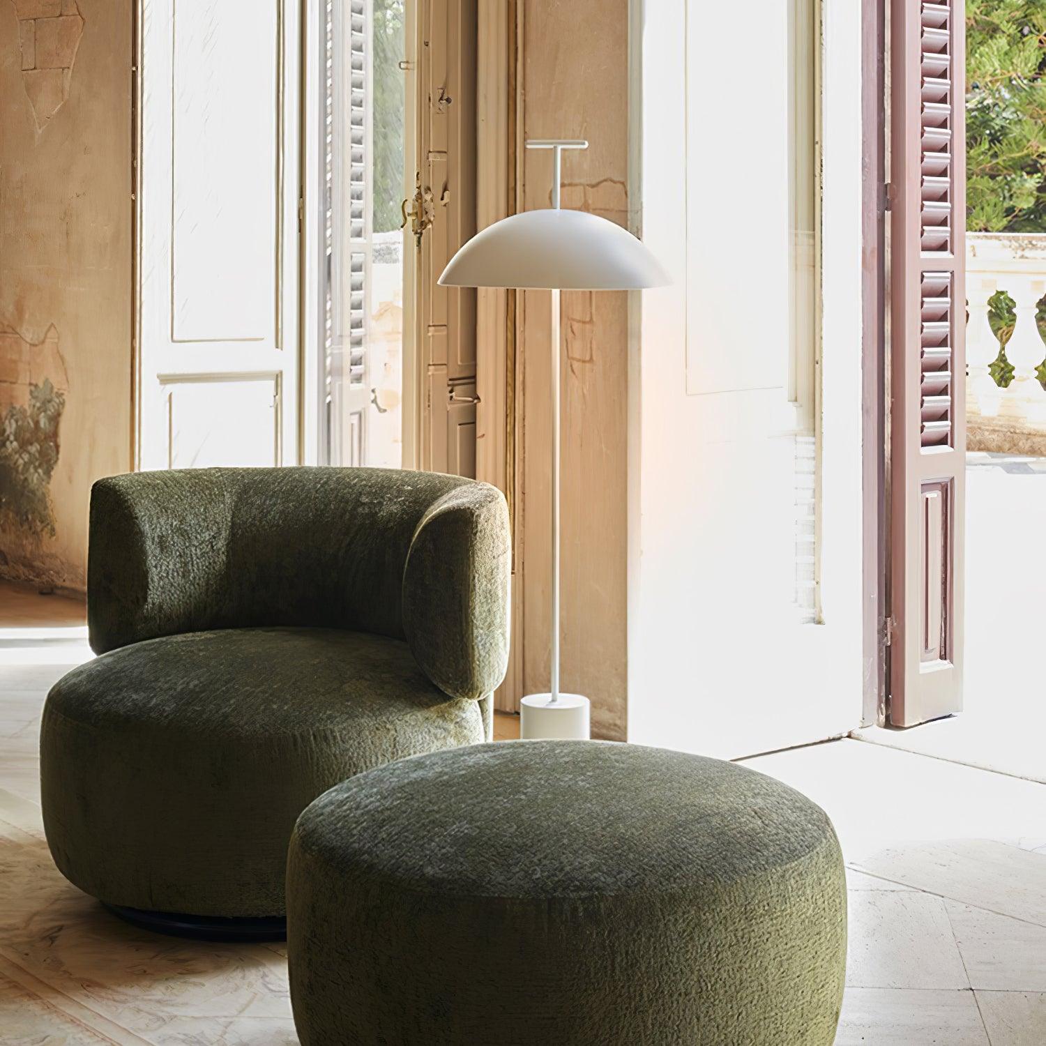 Lunara | Sleek Modern Dome-Shaped Floor Lamp for Ambient Lighting 7