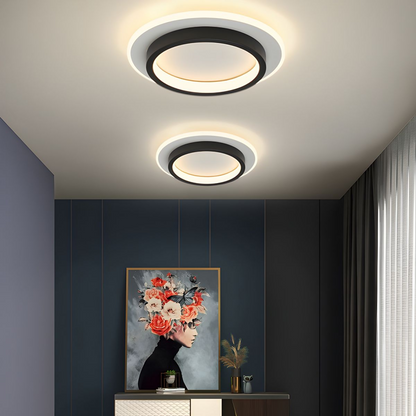 Lunara | Sleek Modern Round LED Ceiling Lamp for Cozy Interiors 8