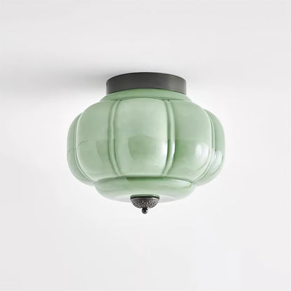 Lunaria | Elegant Sculptural Glass Flush Mount Ceiling Light Fixture 12