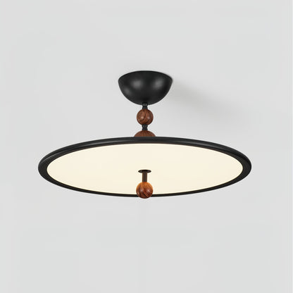 Lunaris | Elegant Minimalist Black LED Ceiling Lamp 3