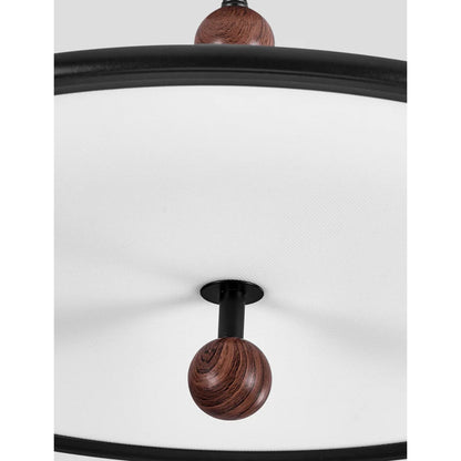 Lunaris | Elegant Minimalist Black LED Ceiling Lamp 5