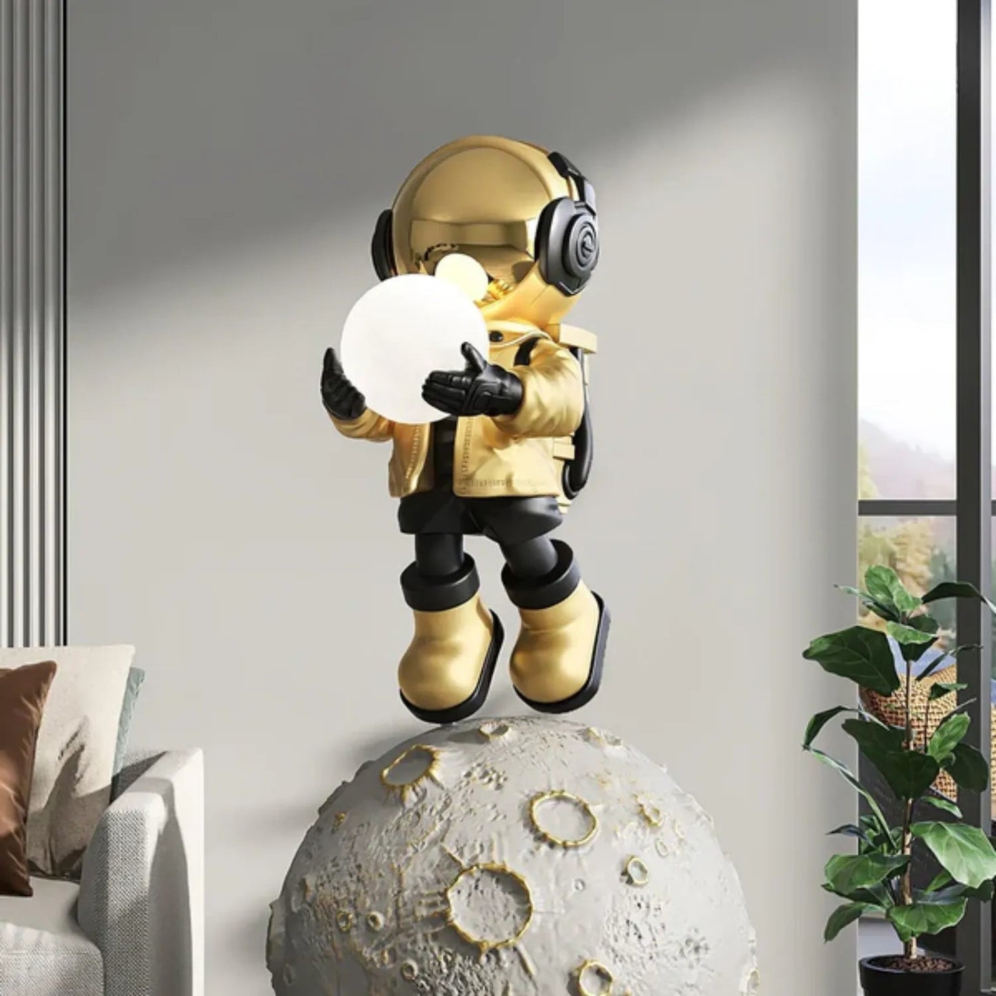 Lunaris | Inspiring Astronaut Design LED Floor Lamp with Color Modes 7
