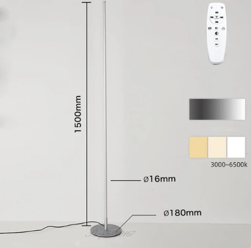 Lunaris | Minimalist Adjustable Floor Lamp for Soft Living Room Lighting 8