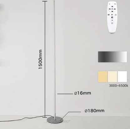 Lunaris | Minimalist Adjustable Floor Lamp for Soft Living Room Lighting 8