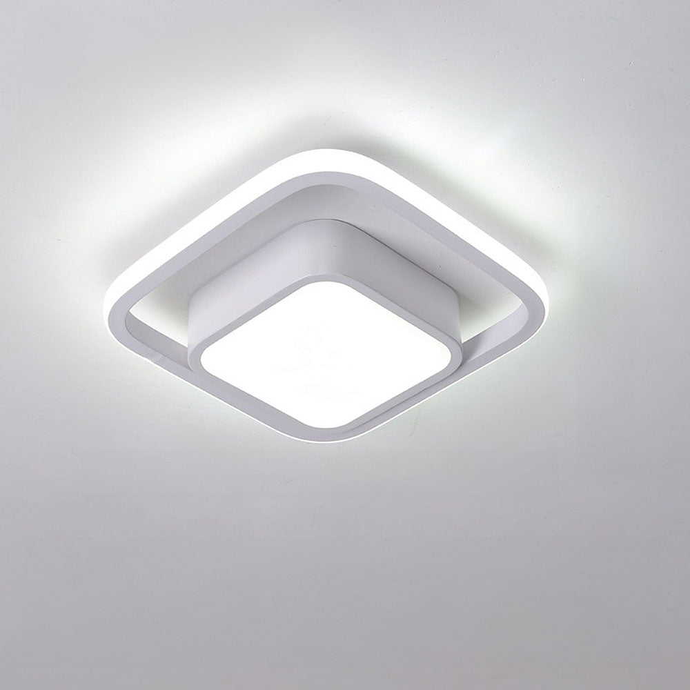 Lunaris | Modern Elegant Double Ring LED Ceiling Lamp 10