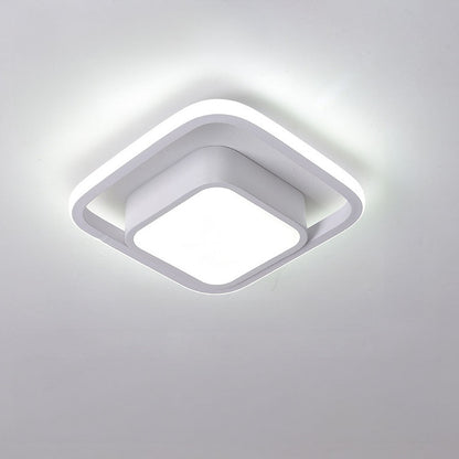 Lunaris | Modern Elegant Double Ring LED Ceiling Lamp 10