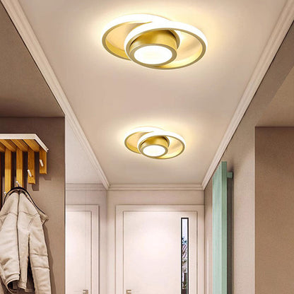 Lunaris | Modern Elegant Double Ring LED Ceiling Lamp 15