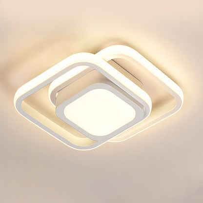 Lunaris | Modern Elegant Double Ring LED Ceiling Lamp 9