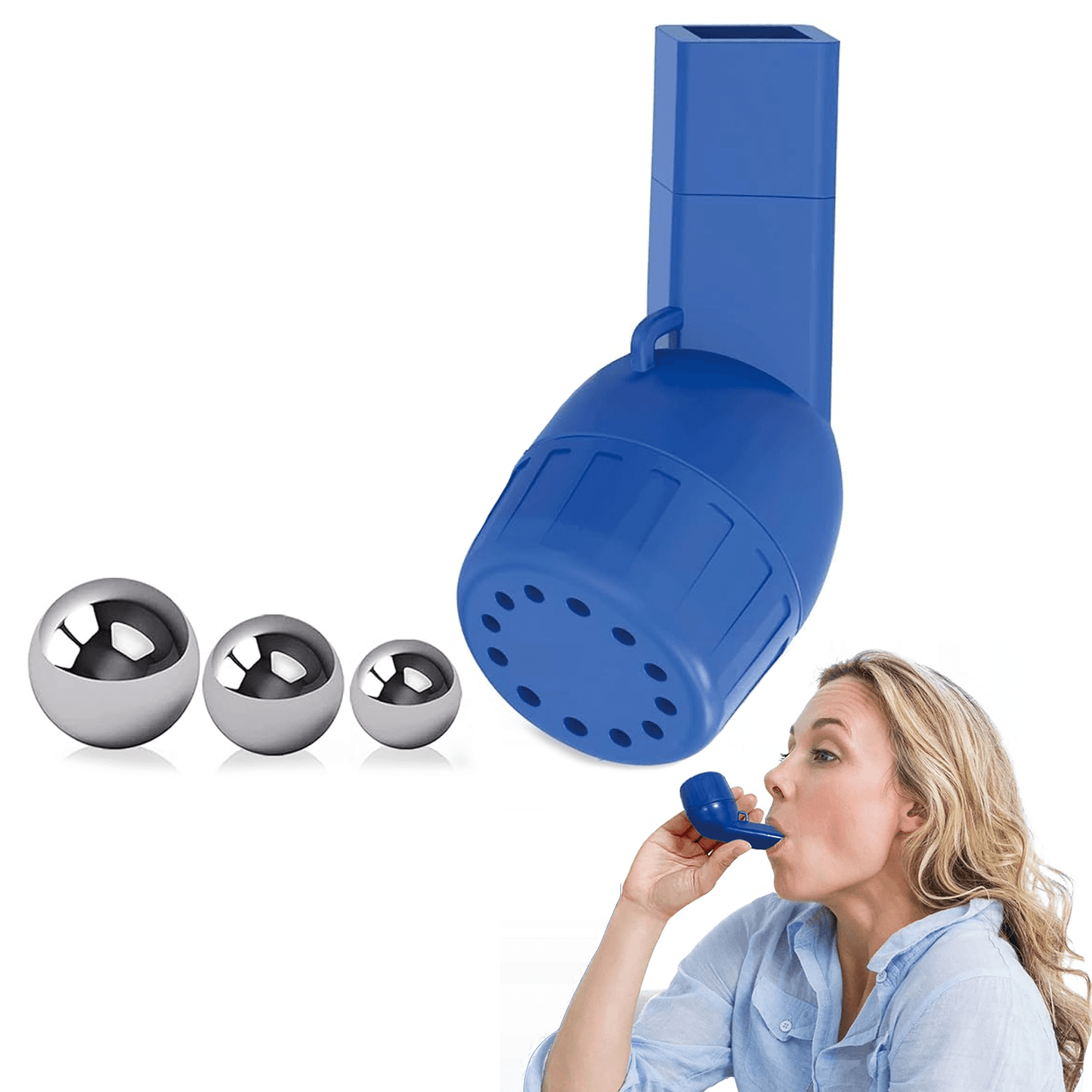 Lung Exerciser Device - Naturally Clear Mucus with The Breathing Exerciser Device Perfect Treatment Aid 1