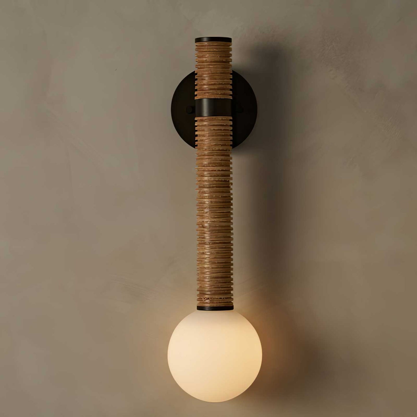 Luxury Glass and Leather Wall Lamp Light Fixture - Lusomart