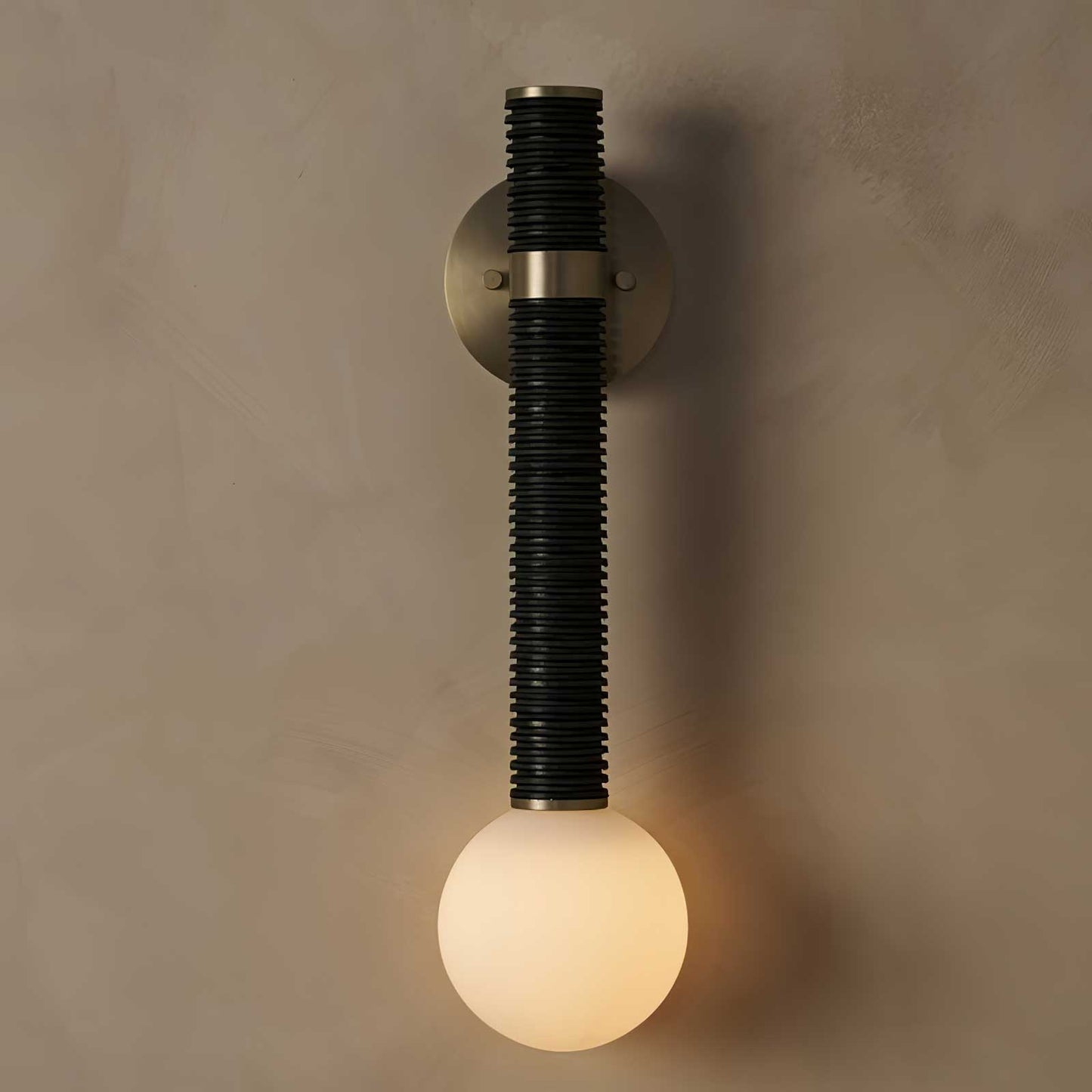 Lusestro | Elegant Modern Leather and Glass Wall Sconce Lighting 6