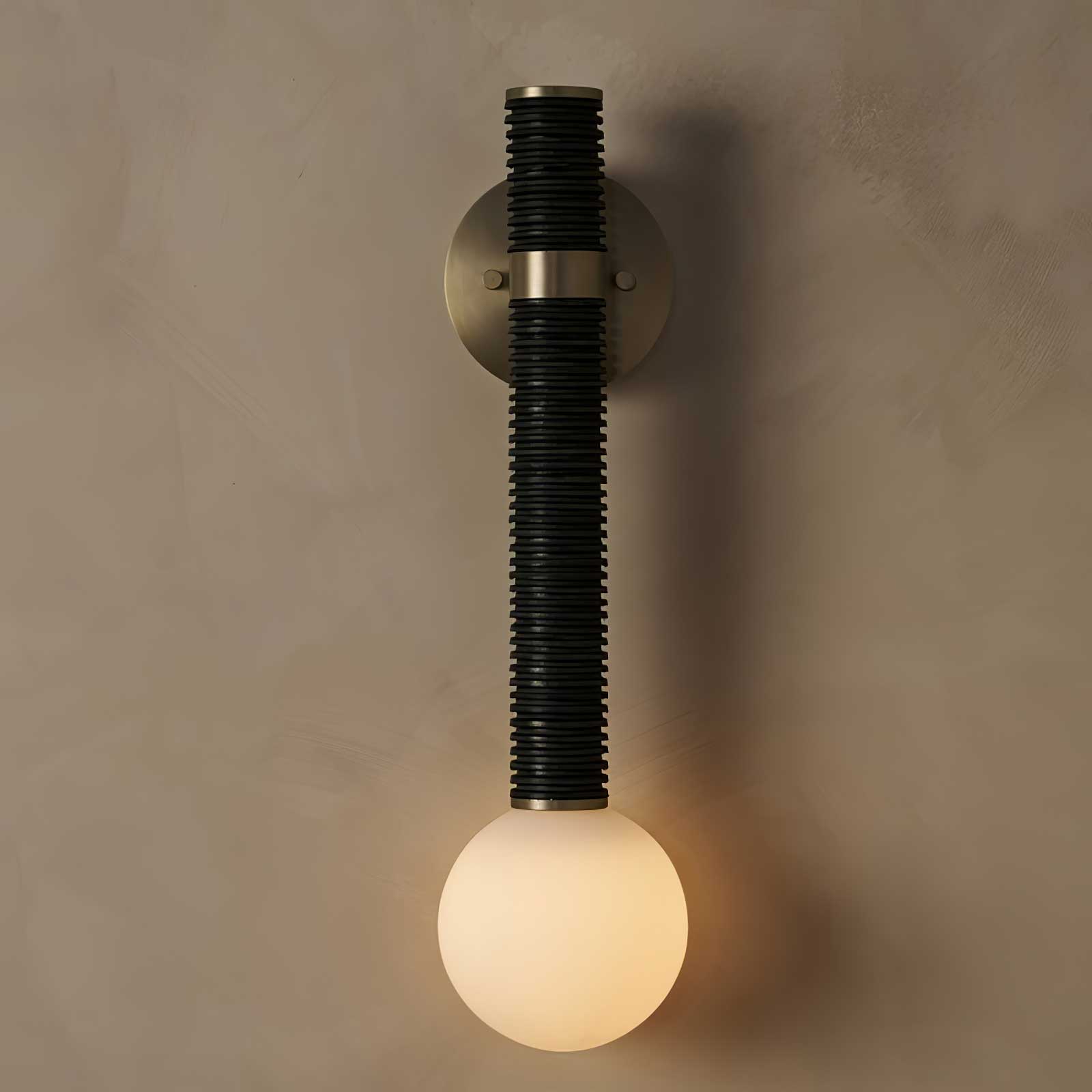Lusestro | Elegant Modern Leather and Glass Wall Sconce Lighting 6