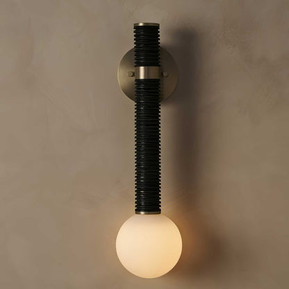 Lusestro | Elegant Modern Leather and Glass Wall Sconce Lighting 6