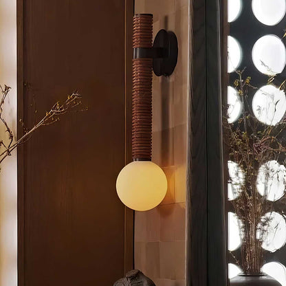 Lusestro | Elegant Modern Leather and Glass Wall Sconce Lighting 7