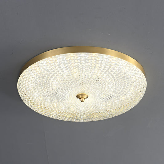 Luxury Brass LED Ceiling Light Fixture - Lusomart