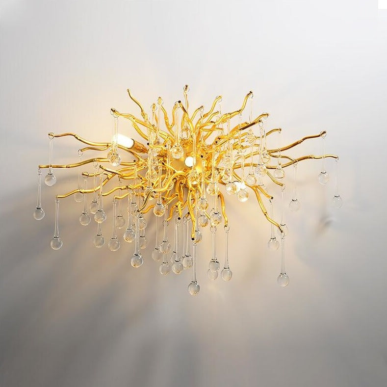 Luxurious Crystal Dimmable LED Chandelier Light Fixture