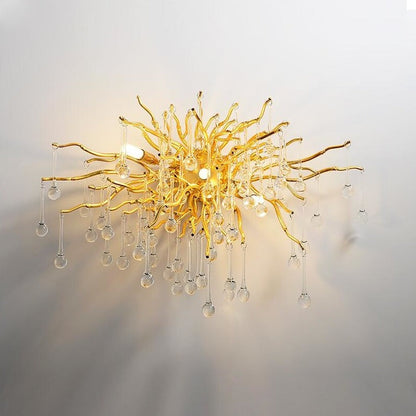 Luxurious Crystal Dimmable LED Chandelier Light Fixture