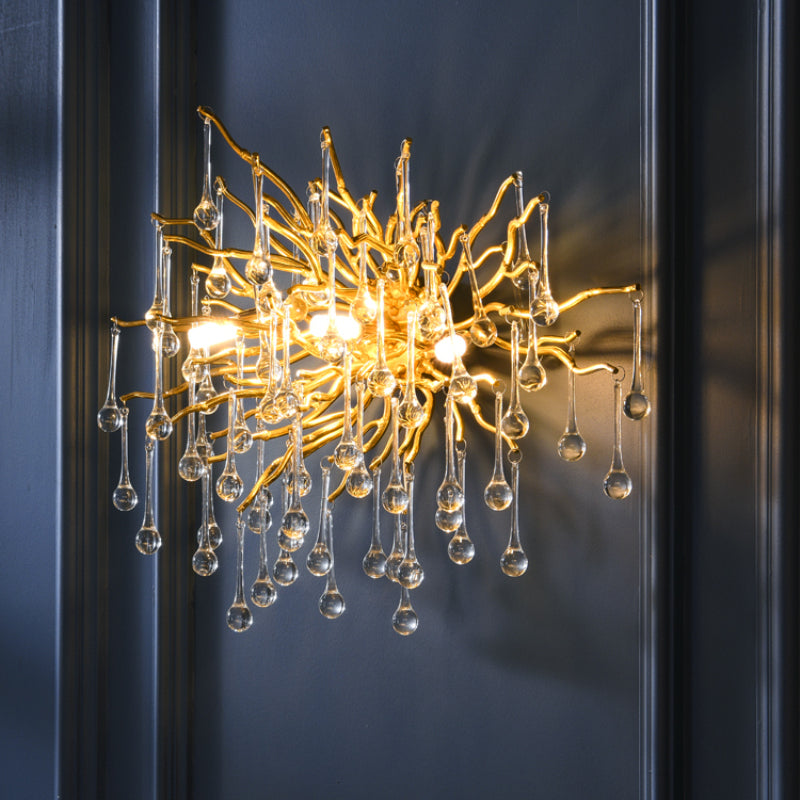 Luxurious Crystal Dimmable LED Chandelier Light Fixture