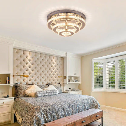 Sparkling Crystal Pendant Ceiling Light - Lusomart