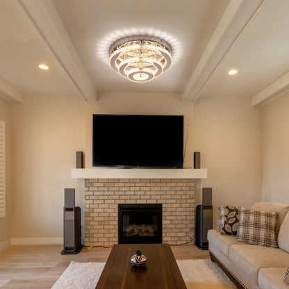 Sparkling Crystal Pendant Ceiling Light