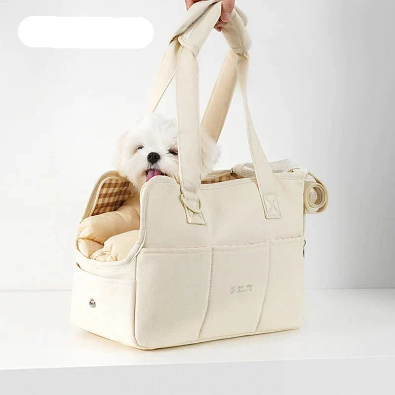 LuxCarry - Stylish Dog Travel Bag & Pet Carrier for Small Dogs and Cats 2