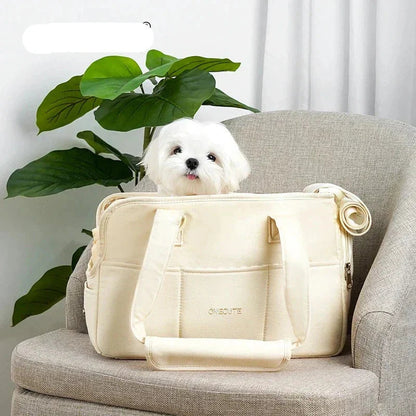LuxCarry - Stylish Dog Travel Bag & Pet Carrier for Small Dogs and Cats 3