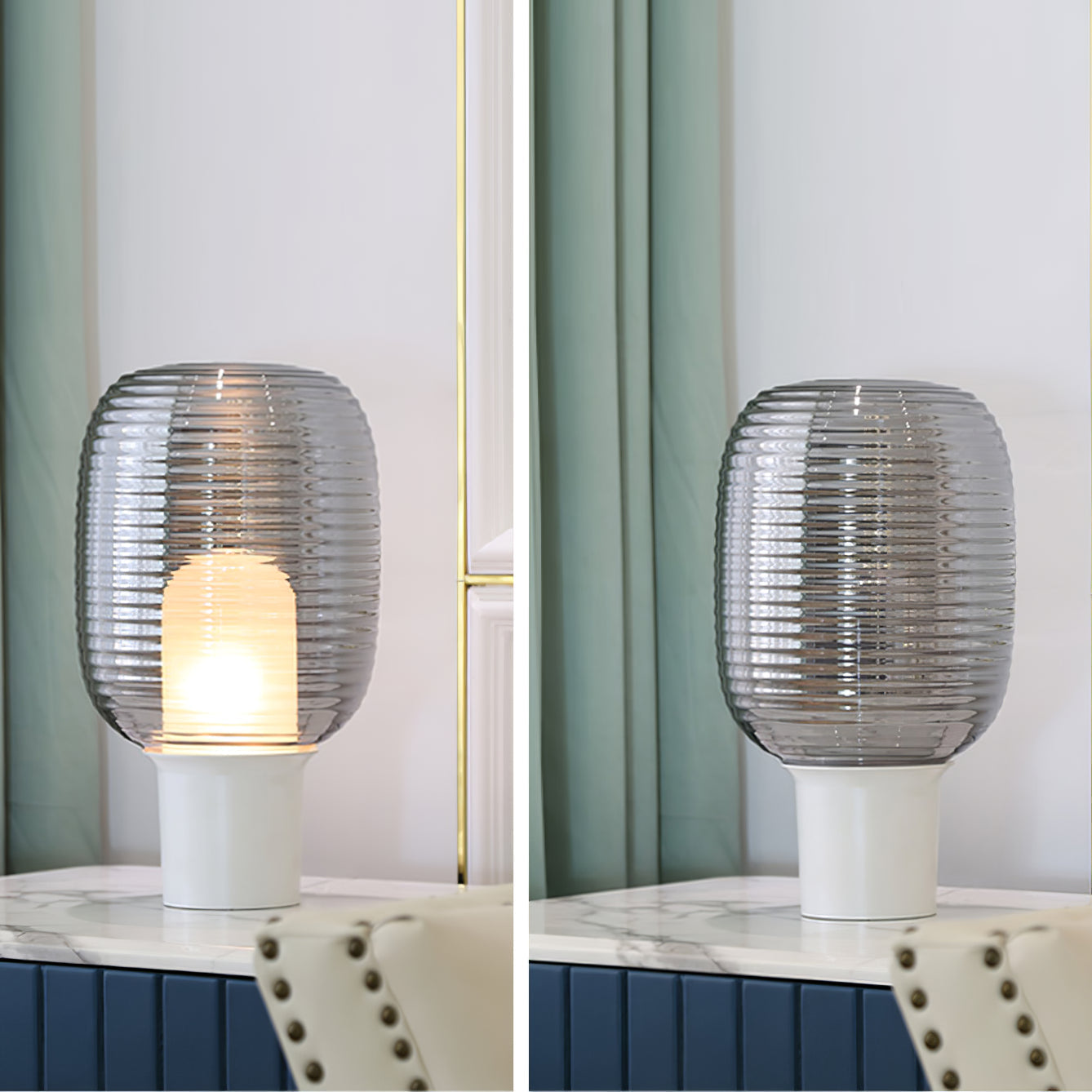 LuxeAura - Sophisticated Lamp with Subtle Elegance and Soft Glow 5