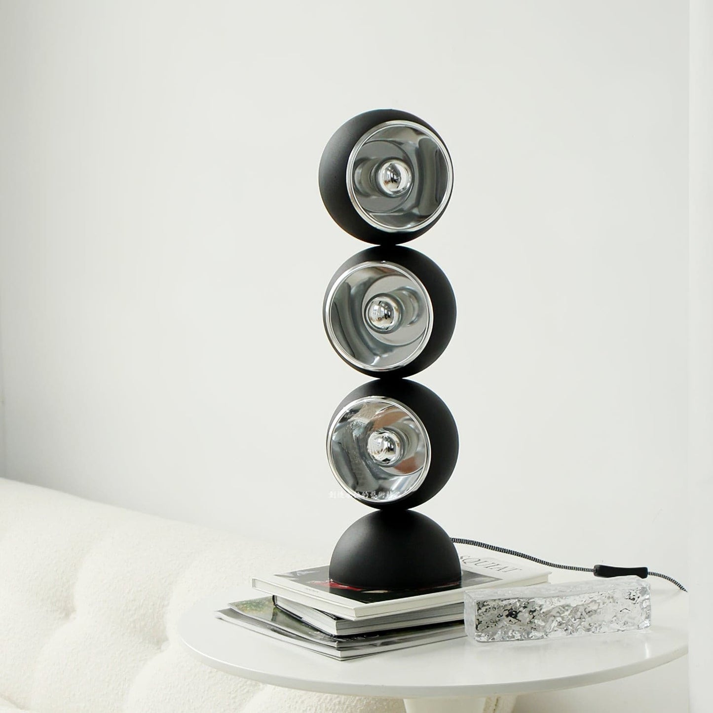 LuxeCharm - Table Lamp with Mickey Style and Cozy Light Diffusion 10