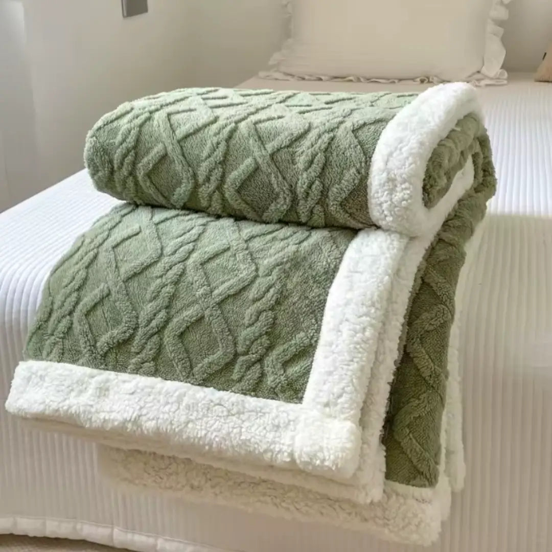 LuxeFleece | Fluffy Warm Double Layer Sherpa Fleece Blanket for Home Decor 1