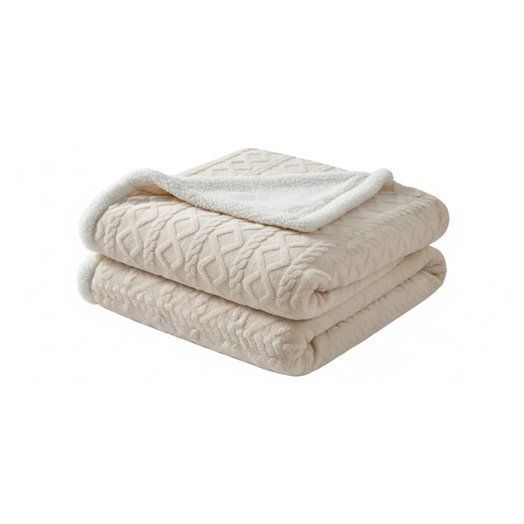 LuxeFleece | Fluffy Warm Double Layer Sherpa Fleece Blanket for Home Decor 10