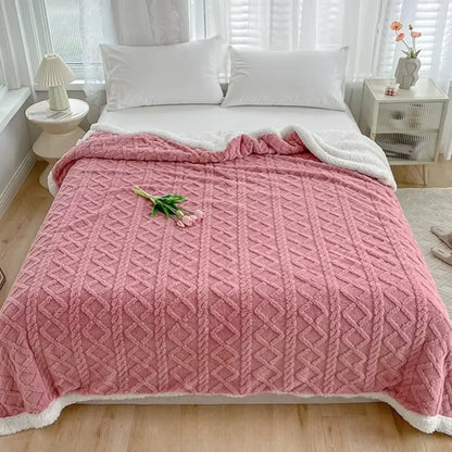 LuxeFleece | Fluffy Warm Double Layer Sherpa Fleece Blanket for Home Decor 8