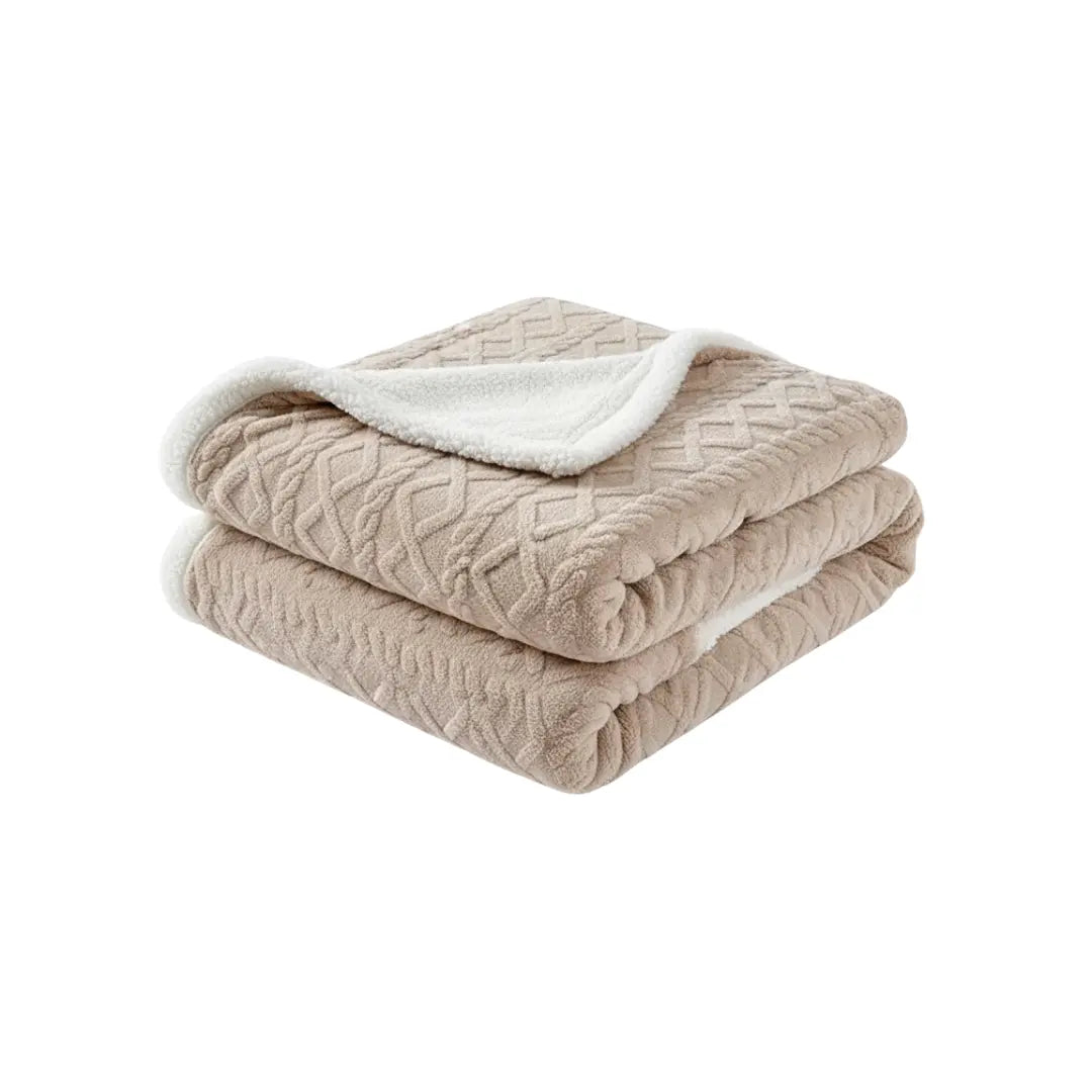 LuxeFleece | Fluffy Warm Double Layer Sherpa Fleece Blanket for Home Decor 9