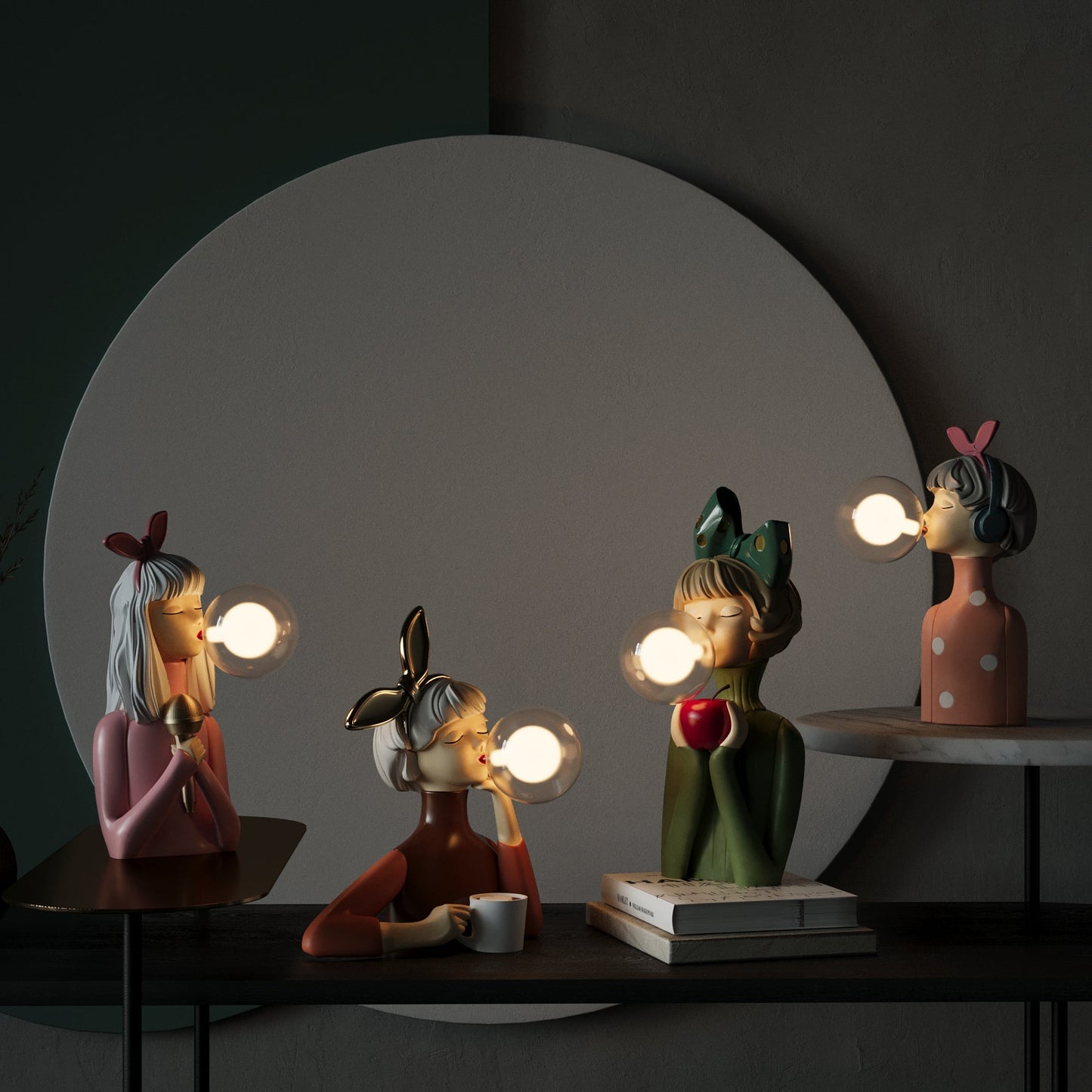 LuxeForge – Elegant Artisan Crafted Lamp for Bespoke Interiors 4