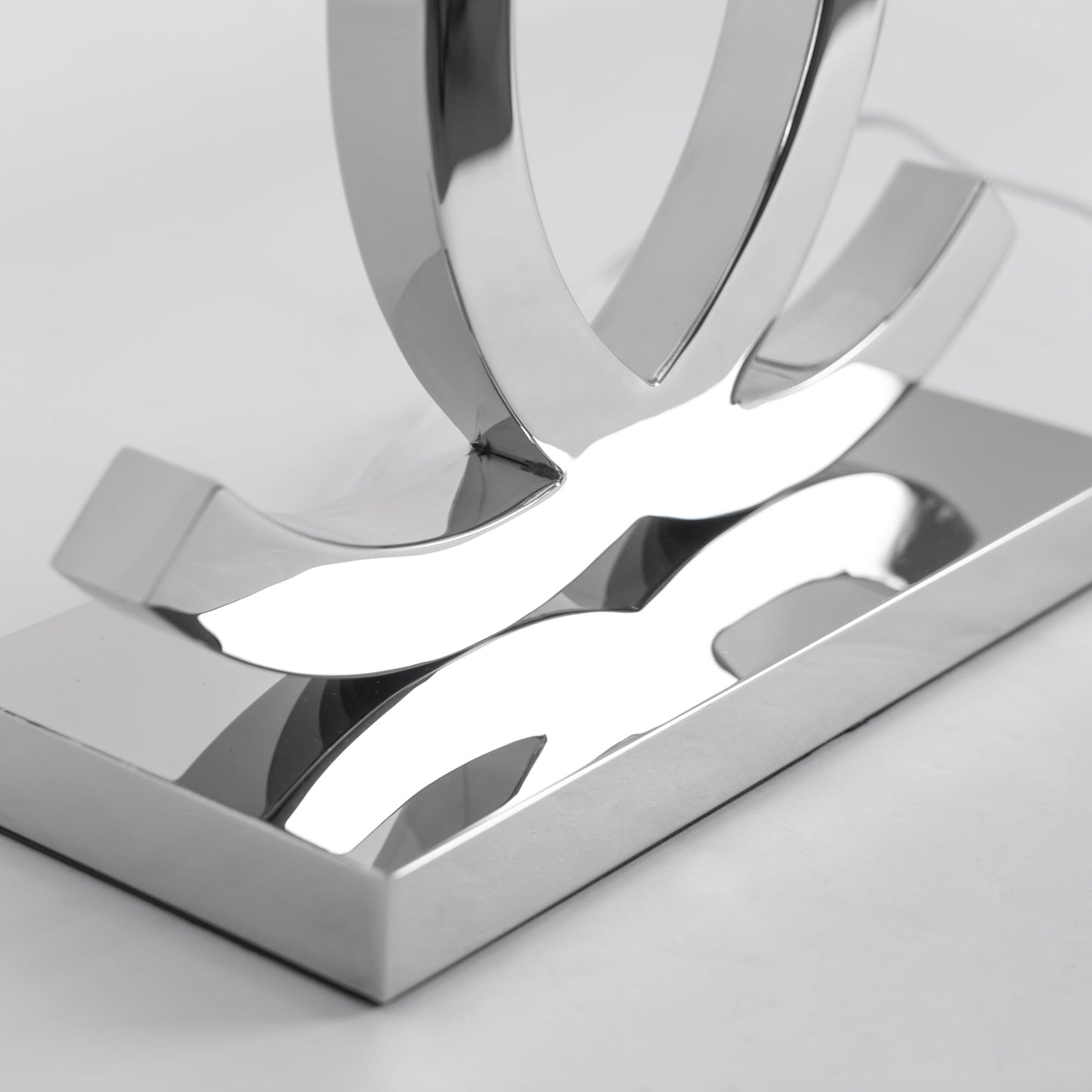 LuxeGlow – Modern Stainless Steel Table Lamp 8