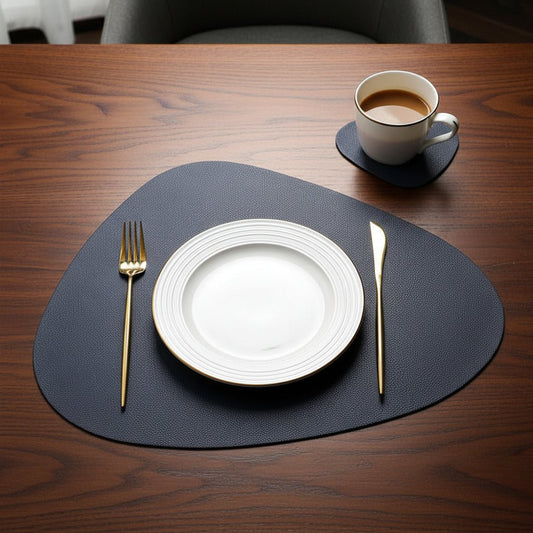 Premium Leather Table Mats for Dining Room Protection - Lusomart