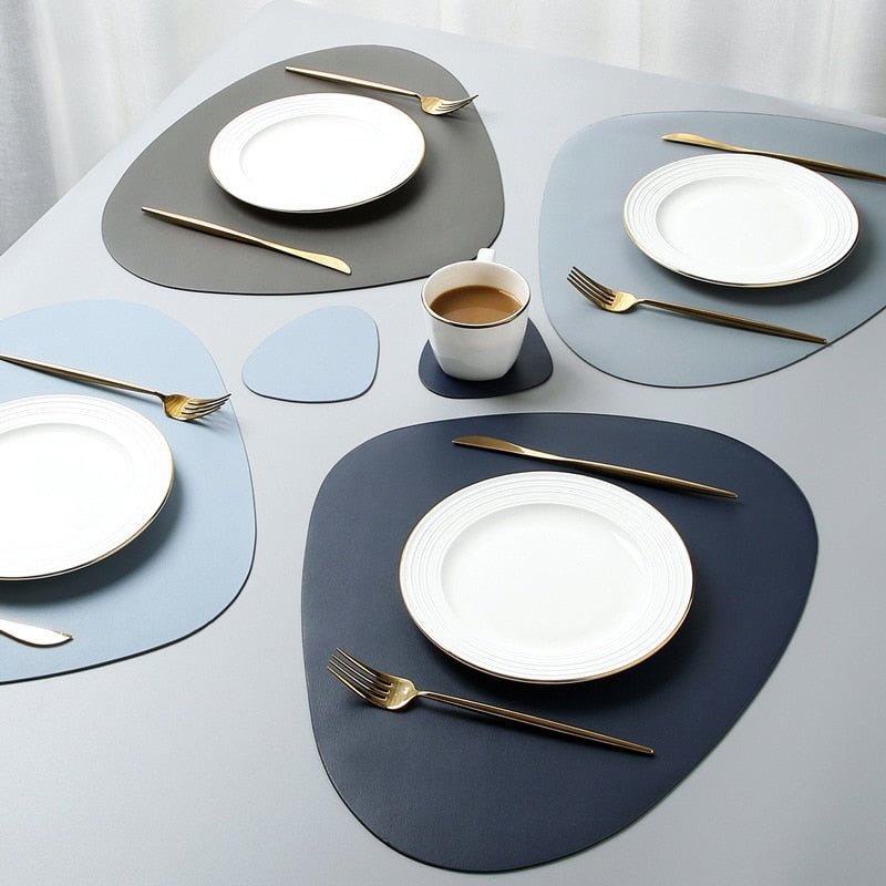 LuxeGuard | Elegant Heat-Resistant Leather Placemats for Dining Table 2