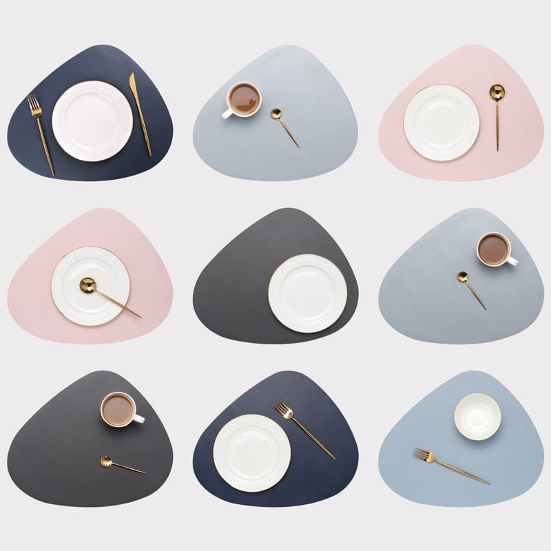 LuxeGuard | Elegant Heat-Resistant Leather Placemats for Dining Table 3