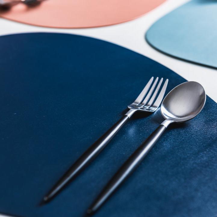 LuxeGuard | Elegant Heat-Resistant Leather Placemats for Dining Table 4
