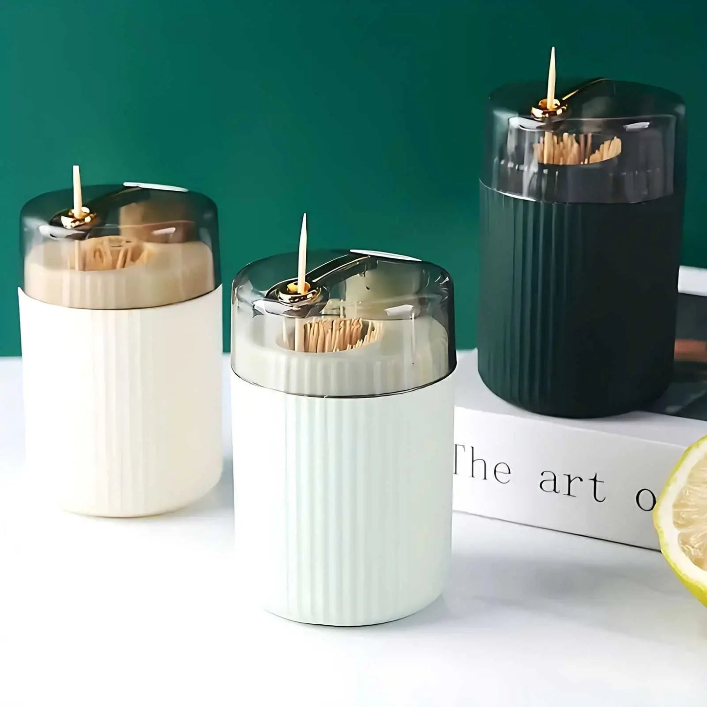 LuxePop™ - Automatic Pop-up Toothpick Dispenser Inovessa