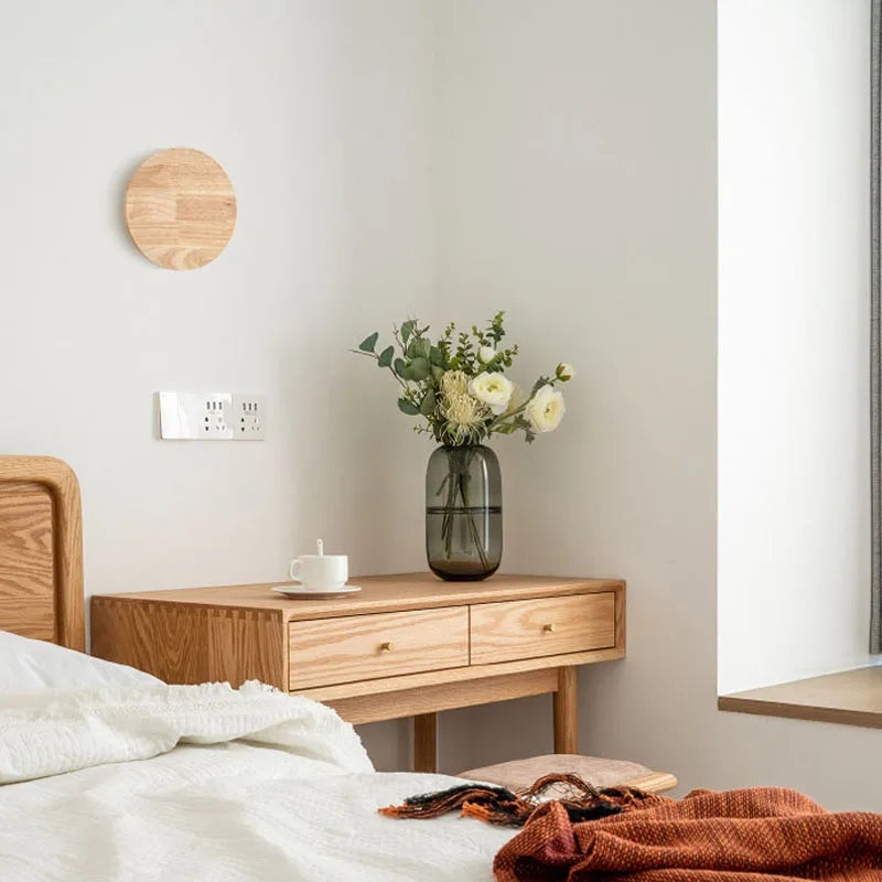 Rustic Wood LED Sconce Lights