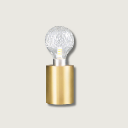 Elegant Glass Table Lamp with Soft Warm Glow - Lusomart