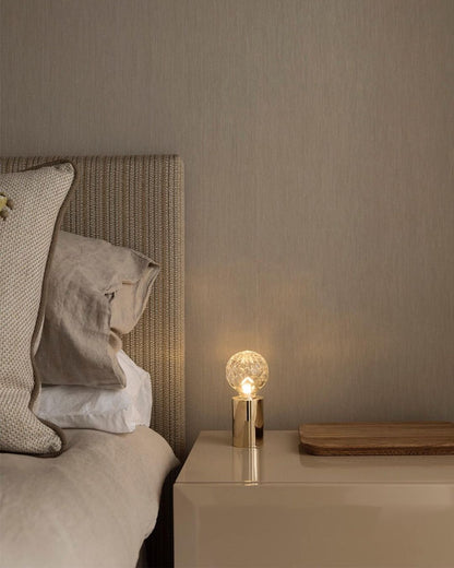 LuxeSphere - Table Lamp with Lustrous Crystal Ball and Soft Lighting 4