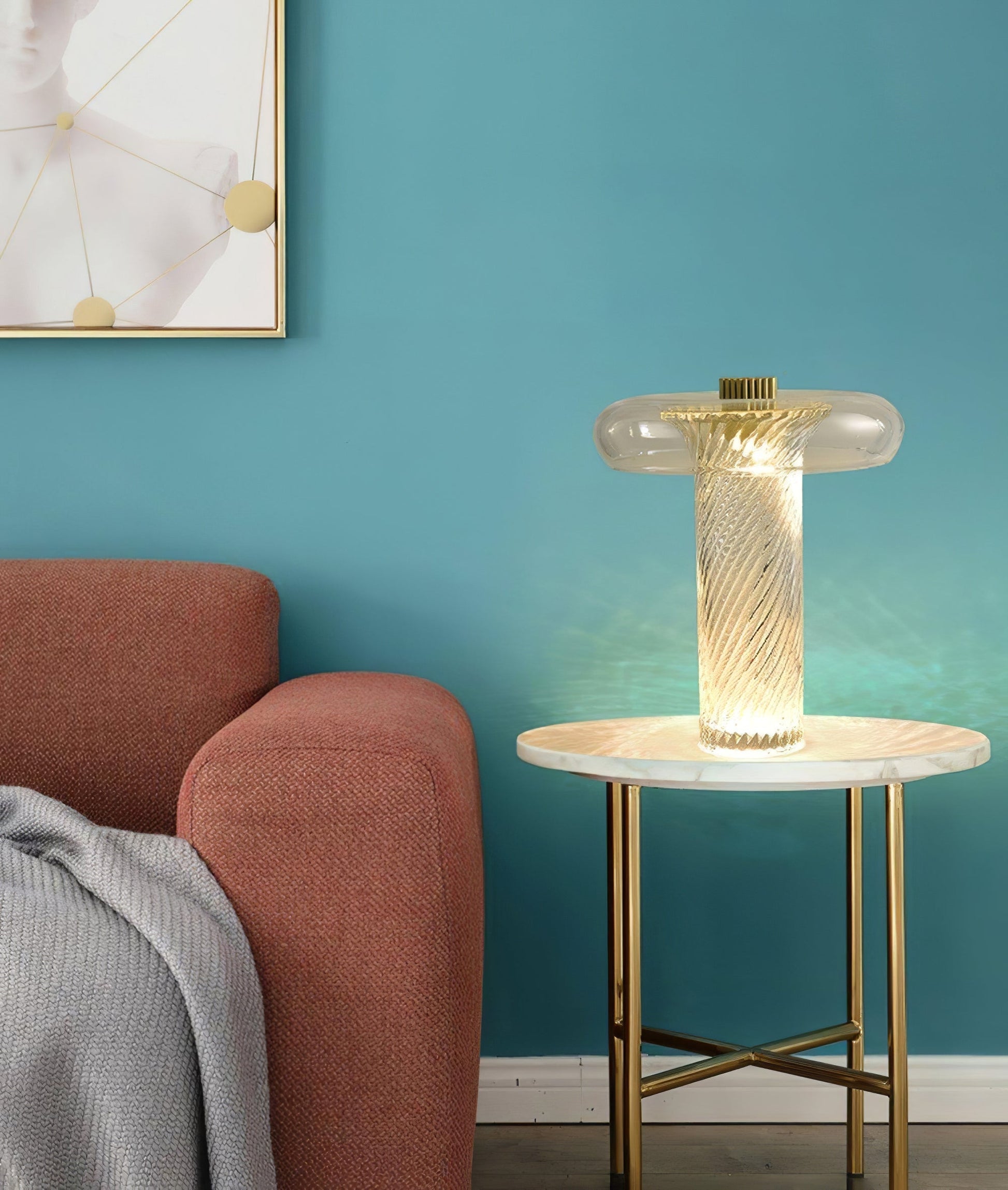 LuxeStars - Table Lamp with Starry Design and Cozy Illumination 5