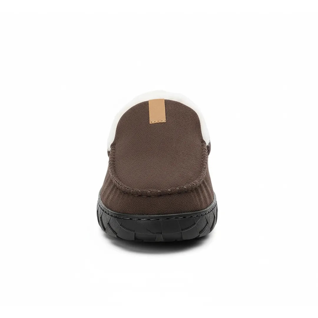 LuxeSuede | Cozy Plush Men’s Loafers with Durable Hard Sole 3