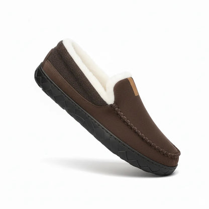 LuxeSuede | Cozy Plush Men’s Loafers with Durable Hard Sole 4