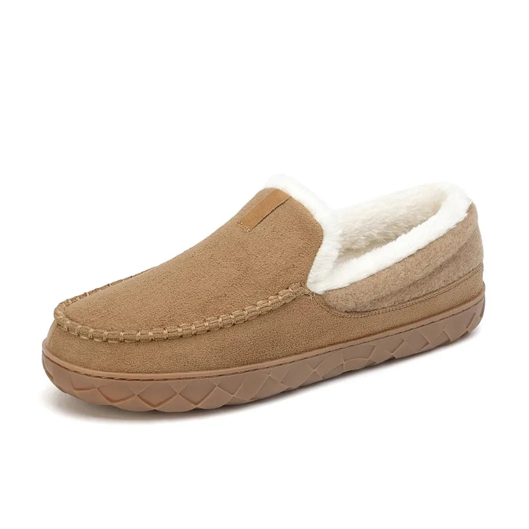 LuxeSuede | Cozy Plush Men’s Loafers with Durable Hard Sole 6